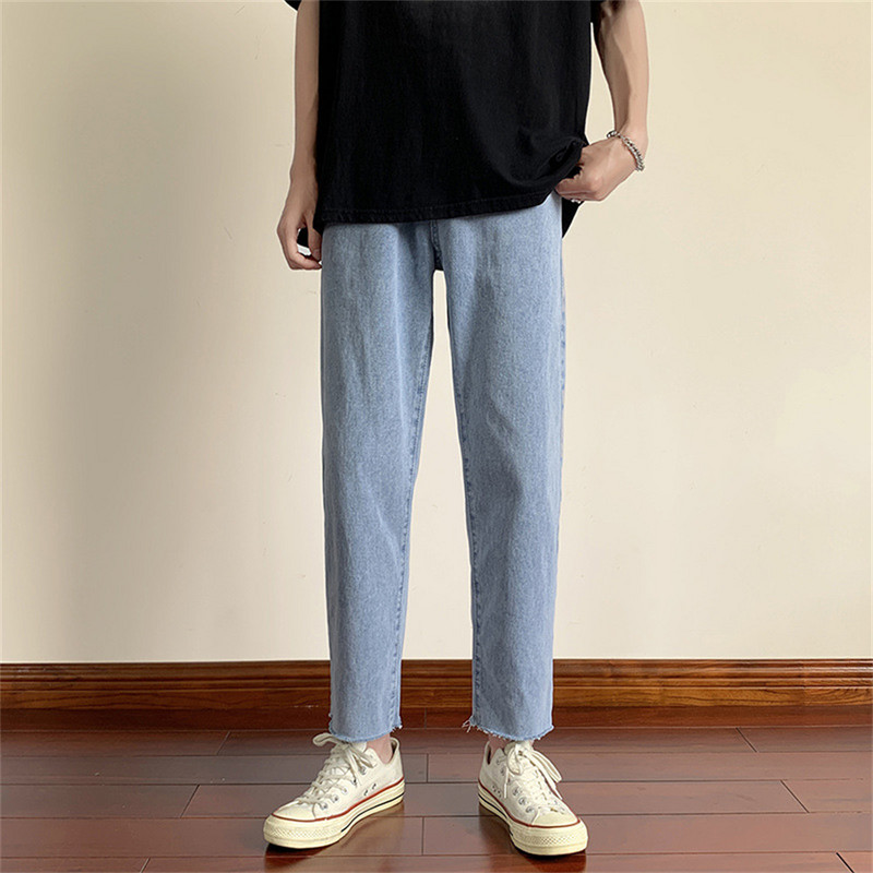 Muške traperice Široke traperice Cargo jeans hlače Opuštene ravne vrećaste muške traperice hip hop Streetwear Skateboard Neutralne traper hlače