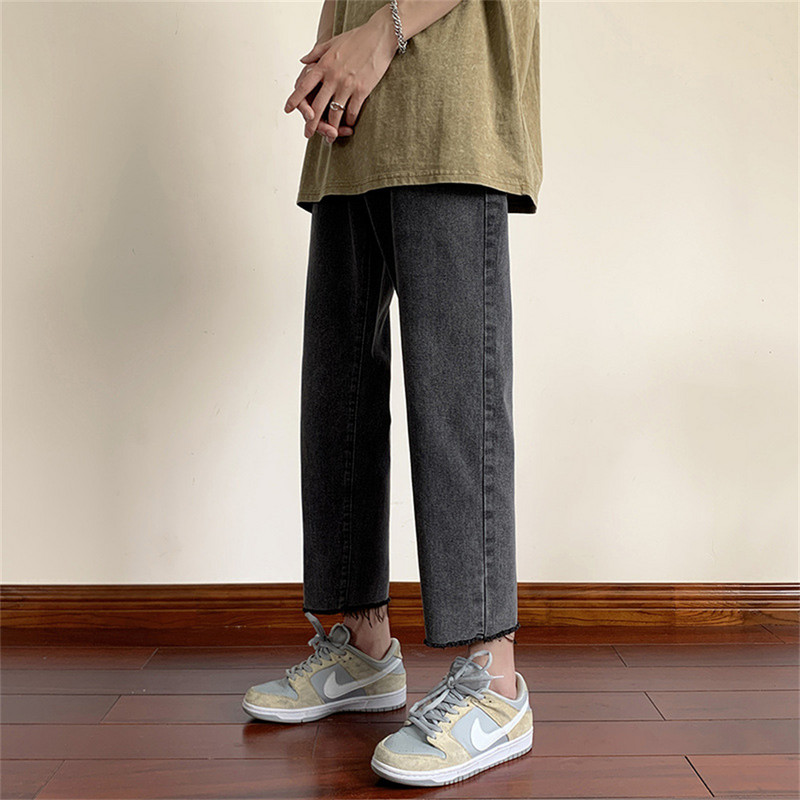 Muške traperice Široke traperice Cargo jeans hlače Opuštene ravne vrećaste muške traperice hip hop Streetwear Skateboard Neutralne traper hlače