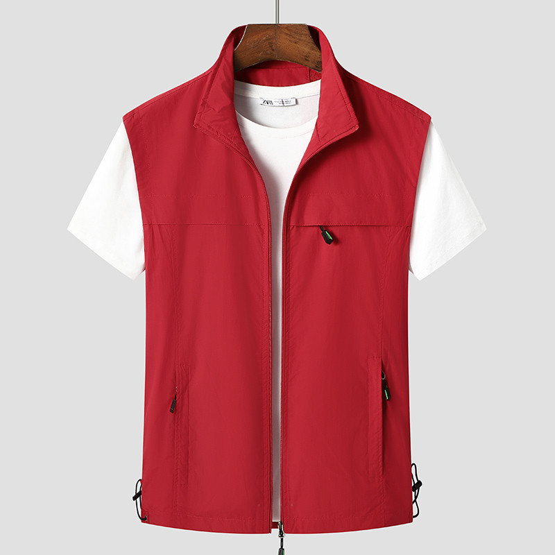 Lovački prsluk bez rukava Muški kaput Ljetni muški motociklistički rad Kampiranje Taktička vojna muška odjeća Besplatna dostava Vezeni