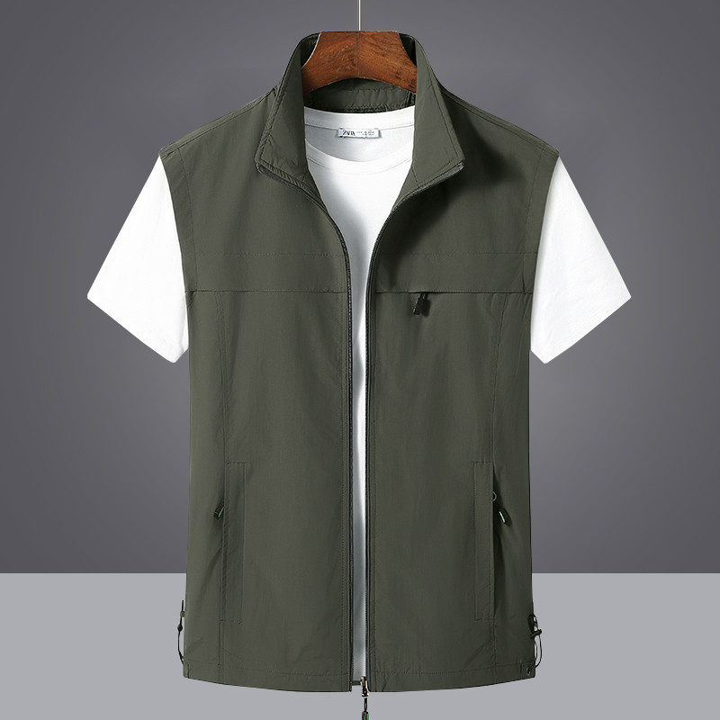 Lovački prsluk bez rukava Muški kaput Ljetni muški motociklistički rad Kampiranje Taktička vojna muška odjeća Besplatna dostava Vezeni