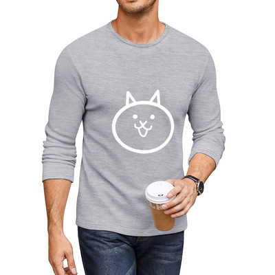 Uus Battle Cat Dark Long T-särk kiiresti kuivav särk kawaii riietega t-särgid meestele