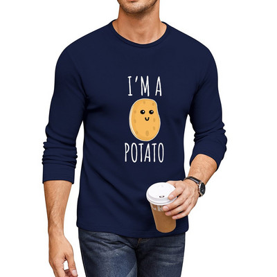 Uus I`m a Potato - Naljakas kartulikingitus Pikk T-särk kohandatud t-särk meeste riided pluss suuruses t-särgid T-särgid meestele