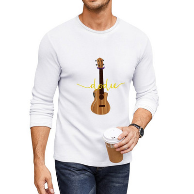 Νέο Dodie Clarks's Ukulele with Dodie Logo Long T-Shirt Anime t-shirt μαύρο μπλουζάκι μεγάλου μεγέθους ανδρικό μπλουζάκι