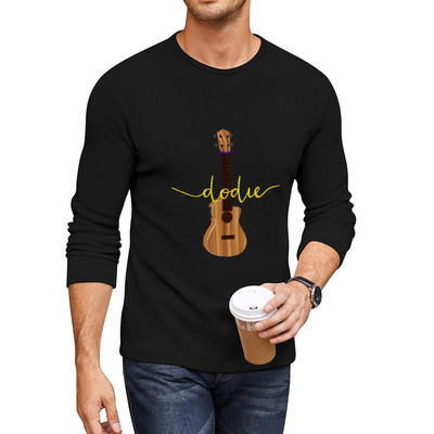 Νέο Dodie Clarks's Ukulele with Dodie Logo Long T-Shirt Anime t-shirt μαύρο μπλουζάκι μεγάλου μεγέθους ανδρικό μπλουζάκι