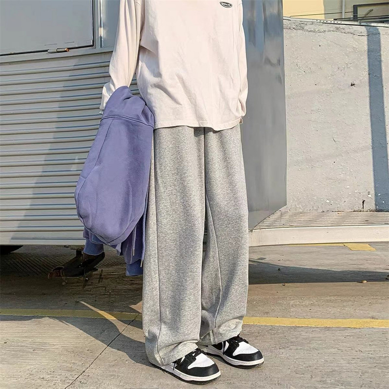 Muške traper hlače Modne široke traperice širokih nogavica Ležerna ulična odjeća Hlače s otisnutim križem traperice Hlače široke muške traperice