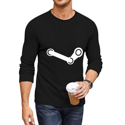 Nova Steam duga majica smiješne majice prevelike majice muške pamučne majice