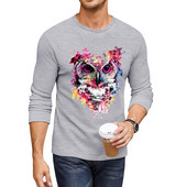 New Owl Duga majica kratkih rukava slatka odjeća majice za sportske navijače majica kratkih rukava muška prevelika majica kratkih rukava muške grafičke majice s kratkim rukavima