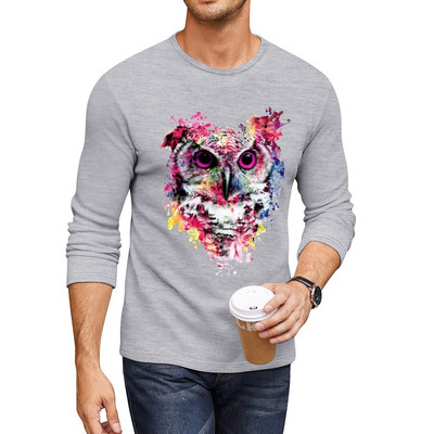 New Owl Duga majica kratkih rukava slatka odjeća majice za sportske navijače majica kratkih rukava muška prevelika majica kratkih rukava muške grafičke majice s kratkim rukavima