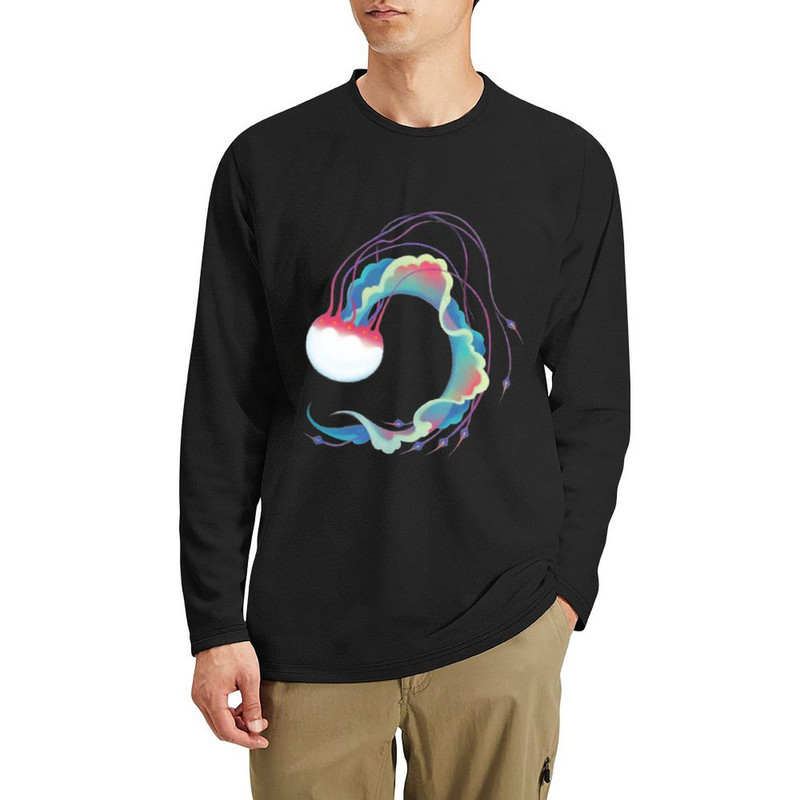 Νέο Jelly fish 3 μακριά μπλουζάκι vintage ρούχα μονόχρωμο μπλουζάκι για αγόρια πουκάμισο με animal print μπλουζάκια συν το μέγεθος ανδρικά γραφικά t-shirts anime