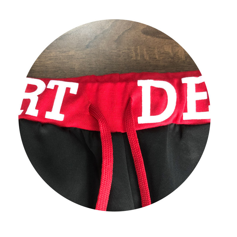 Muške trenirke Hlače za trčanje Hlače s elastičnim strukom Slovo Grafički ispisi Sport Za van Dnevna odjeća Ležerna Hip Hop Sivo-plava Crna