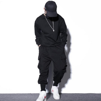 Φαρδύ παντελόνι Harem Ανδρικό παντελόνι Cargo Hip Hop Outdoor Casual Παντελόνι Μόδα Μόδα Streetwear Φούτερ τσέπης