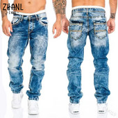 Straight Jeans Man Vintage Wash Denim παντελόνι Άνοιξη Καλοκαίρι Boyfriend φαρδύ τζιν ανδρικό Streetwear Cacual Designer Cowboy παντελόνι