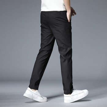Καλοκαιρινό Νέο Λεπτό Ανδρικό Παντελόνι 4 Χρωμάτων Κλασικό Στιλ Μόδα Business Slim Fit ίσιο βαμβακερό μονόχρωμο παντελόνι μάρκας 38