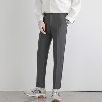 2023 Νέο ανδρικό κοστούμι Παντελόνι Stretch Slim Business Office Μη σιδερένια ελαστική μέση Κλασικό κορεάτικο γκρι casual παντελόνι Plus μέγεθος 40 42