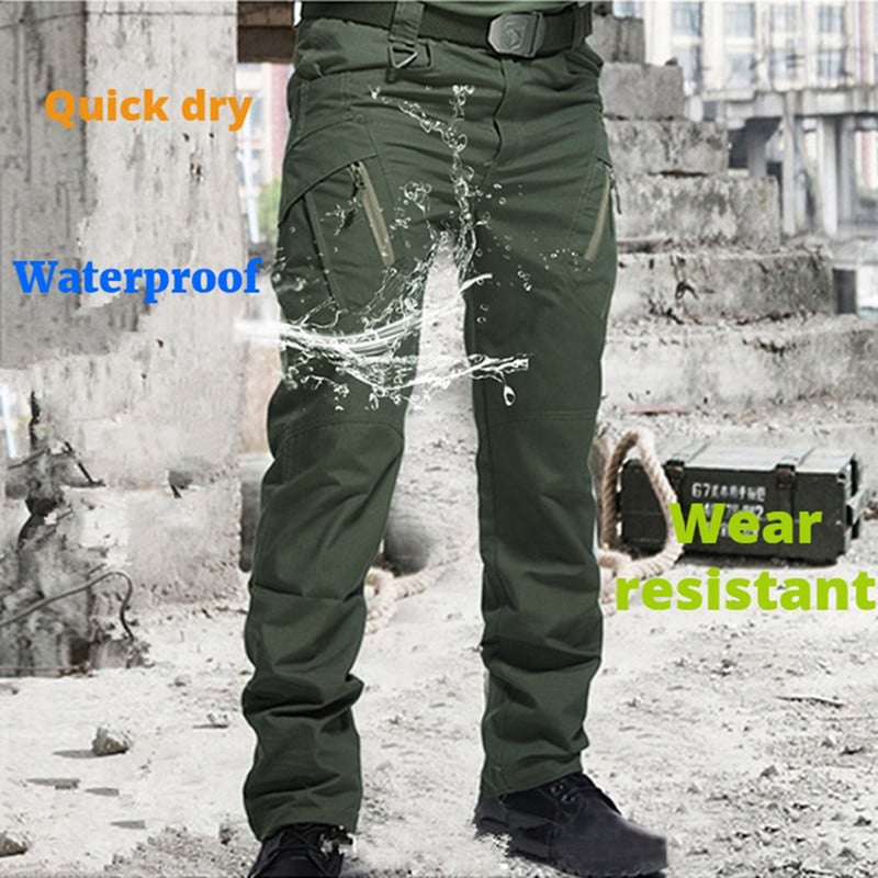 Pantaloni tactici pentru bărbați noi, cu buzunare multiple, elasticitate, pentru navetiști urbani, pantaloni tacici pentru bărbați, pantaloni cargo subțiri, 5XL