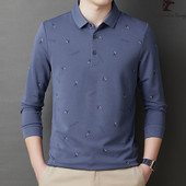 Jesenska majica dugih rukava Polo majica Poslovna korejska stilska uska muška košulja na gumbe