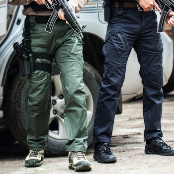IX9 City Military Tactical Pants Men SWAT Combat Army Pants Ежедневни мъжки туристически панталони Панталони на открито Карго водоустойчиви панталони