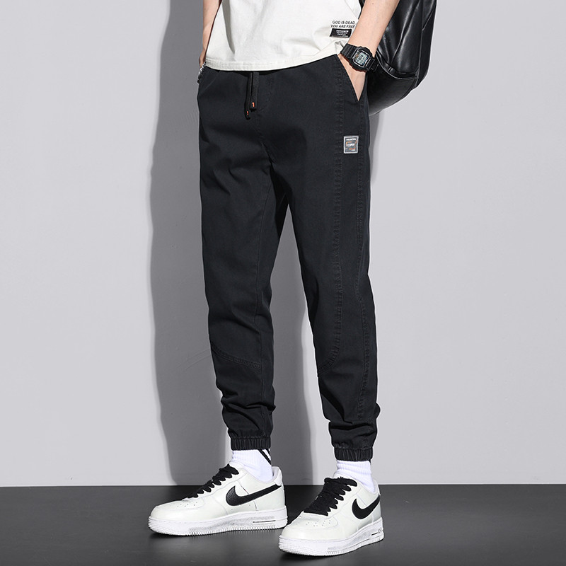 OUSSYU brand 2023 proljeće ljeto muške harem hlače pamučne tanke sportske trenirke muške trkače ležerne hlače do gležnja muške