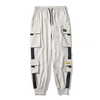 Ανδρικό παντελόνι Cargo Black Block παντελόνι Harem Joggers Harajuku Sweatpant Hip Hop Tactical Παντελόνι