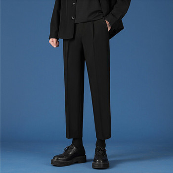 Παντελόνι Ανδρικό παντελόνι Κορεατικής μόδας Hip Hop Κλασικό παντελόνι εννέα πόντους 2022 Άνδρες υπερμεγέθη αναπνεύσιμο φαρδύ ίσιο παντελόνι27-38
