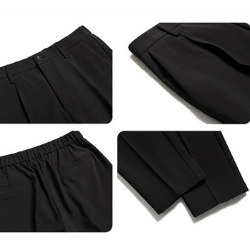 Παντελόνι Ανδρικό παντελόνι Κορεατικής μόδας Hip Hop Κλασικό παντελόνι εννέα πόντους 2022 Άνδρες υπερμεγέθη αναπνεύσιμο φαρδύ ίσιο παντελόνι27-38