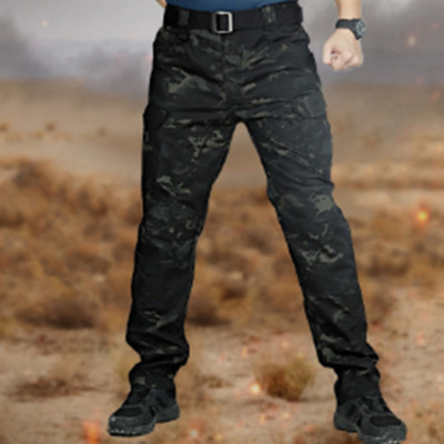 Meeste välisõjalised vabaaja taktikalised püksid, õhukindlad veekindlad kandepüksid, meeste armee Retícula matkapüügi kerged püksid