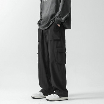 Streetwear Μαύρο Ανδρικό Χαρέμι Τζόγκερ Παντελόνι Ανδρικό Παντελόνι Cargo 2023 Hip Hop Casual Τσέπες Φούτερ Ανδρικό υπερμεγέθη παντελόνι μόδας