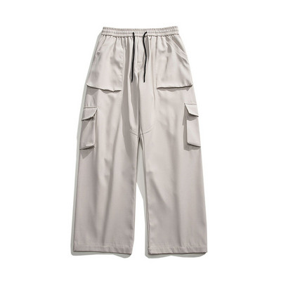 Streetwear Crne muške harem joggers hlače Muške Cargo hlače 2023 Hip Hop Ležerne trenirke s džepovima Muške prekomjerne modne hlače