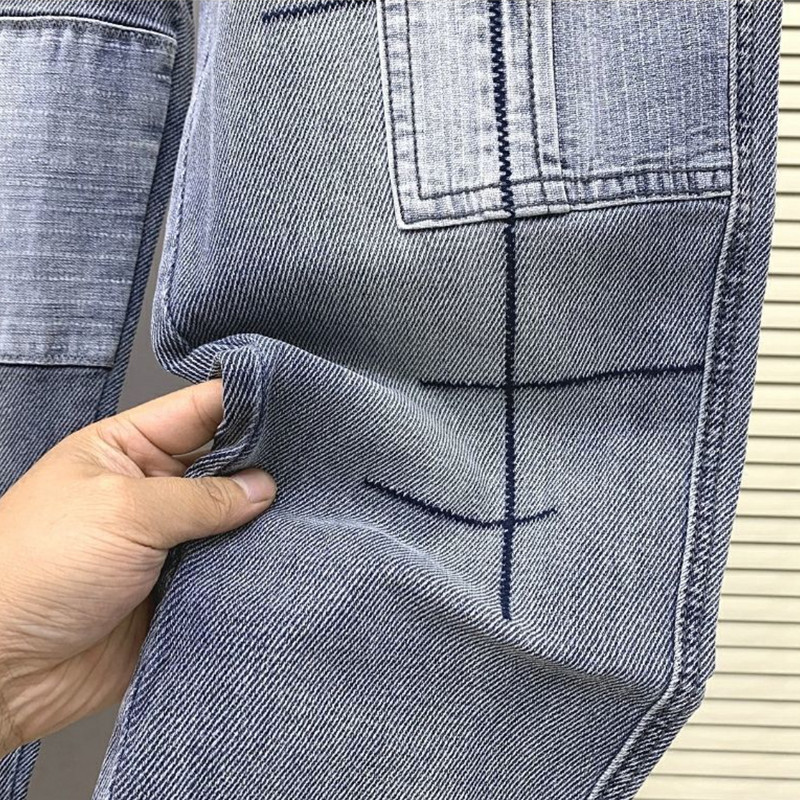 Nove proljeće jesen isprane FASHION Washing Kpop novosti muške ležerne krpice Workcargo Skinny Slim Work Young Designer Jeans