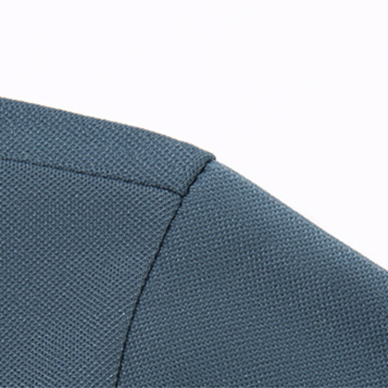 2023 m. Nauji vyriški aukščiausios klasės pavasariniai ir rudeniniai polo marškinėliai ilgomis rankovėmis, laisvai prigludę, madingi kasdieniai verslo viršūnės