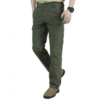 Мъжки карго панталони във военен стил Мъжки летни водоустойчиви дишащи мъжки панталони Джогери Армейски джобове Ежедневни панталони Плюс размер 4XL
