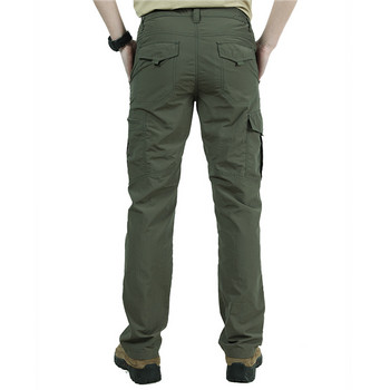 Ανδρικό στρατιωτικό στυλ παντελόνι Cargo Ανδρικό καλοκαιρινό αδιάβροχο αναπνεύσιμο ανδρικό παντελόνι Joggers Army τσέπες Casual παντελόνι Plus μέγεθος 4XL