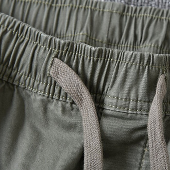Популярни панталони със средна талия Еластични спортни винтидж изрязани панталони