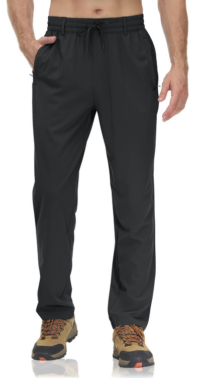 TACVASEN Suvised kiirelt kuivavad pikad püksid Meeste elastne vöökoht aasadega Vabaaja mood Spordipüksid Õues kalapüügi matkamise tööpüksid