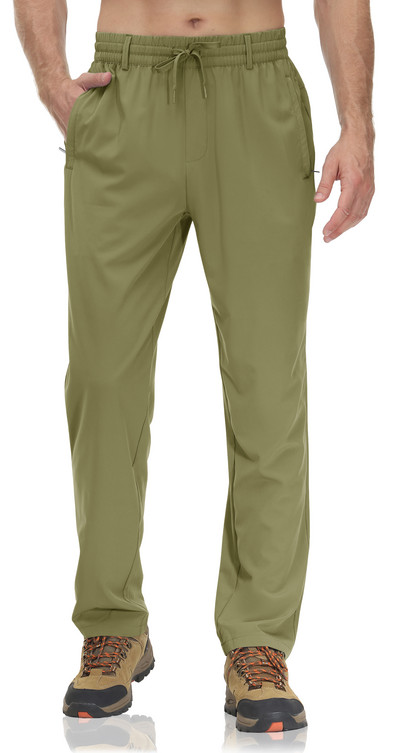 TACVASEN Suvised kiirelt kuivavad pikad püksid Meeste elastne vöökoht aasadega Vabaaja mood Spordipüksid Õues kalapüügi matkamise tööpüksid