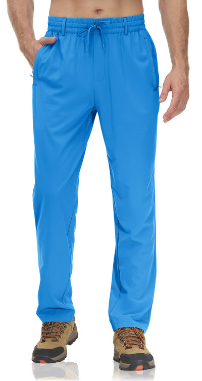 TACVASEN Suvised kiirelt kuivavad pikad püksid Meeste elastne vöökoht aasadega Vabaaja mood Spordipüksid Õues kalapüügi matkamise tööpüksid