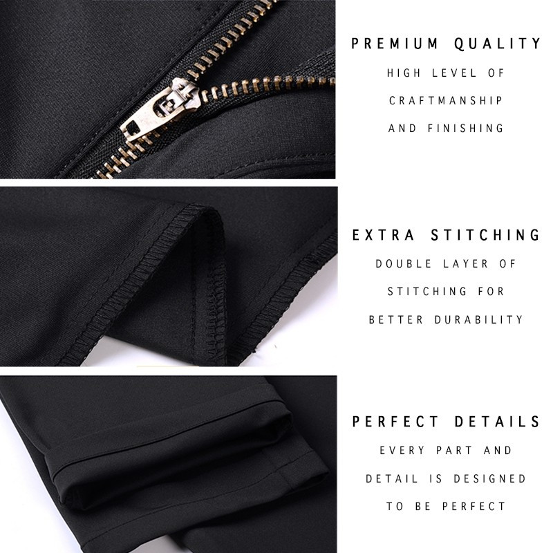 Muške debele velike formalne hlače velike veličine Seluar Slack Lelaki Elastične muške poslovno ležerne duge fleksibilne hlače