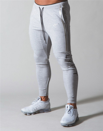 Side Stripe JP&UK Νέα φθινοπωρινή προπόνηση ανδρών για τζόκινγκ Παντελόνι για τζόκινγκ Άνδρες Joggers Slim Fit Φούτερ Βαμβακερό αθλητικό παντελόνι για τρέξιμο