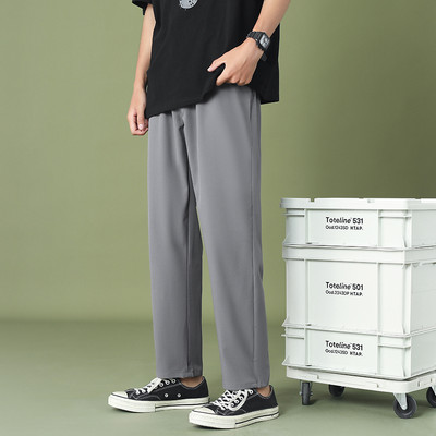 CAAYU Muške hlače širokih nogavica 2023 Nove ležerne lagane jogger hlače Ulična odjeća Hiphop Hladnoća Udobne kućne hlače Muške