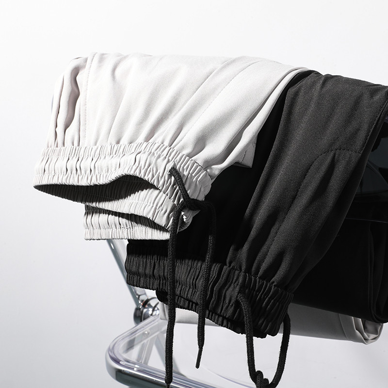 CAAYU Muške hlače širokih nogavica 2023 Nove ležerne lagane jogger hlače Ulična odjeća Hiphop Hladnoća Udobne kućne hlače Muške