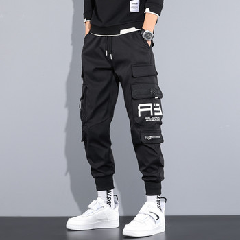Harajuku Joggers Cargo Παντελόνι Ανδρικά Μόδα Στρατιωτική Τεχνολογία Τρέξιμο Street Wear Ανδρικά ρούχα Hip Hop Punk Αθλητικά Ρούχα Καλοκαίρι