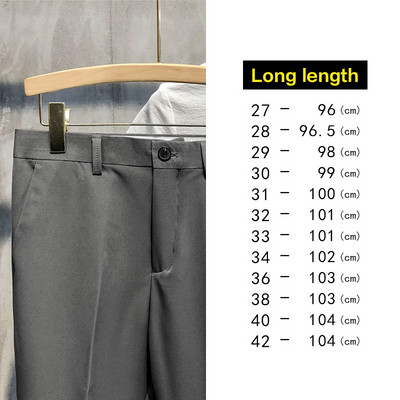 Sügistalvine pahkluu pikkusega püksid mehed õhukesed töö sörkimine sotsiaalne pidulik ülikond püksid meeste bränd khaki must Korea pluss suurus 40 42