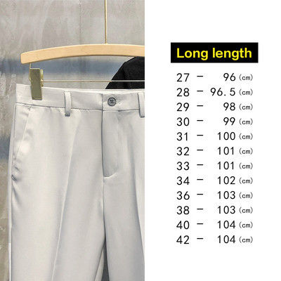 Sügistalvine pahkluu pikkusega püksid mehed õhukesed töö sörkimine sotsiaalne pidulik ülikond püksid meeste bränd khaki must Korea pluss suurus 40 42