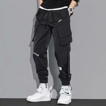 Ανδρικά παντελόνια Cargo Fashion Hip Hop Παντελόνια με πολλές τσέπες Μοντέρνα streetwear Solid Sweatpants Pantalones Casual Hombre