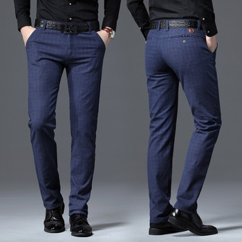 2022 Пролет Есен Нова мода Мъжки ежедневни панталони Висококачествени маркови бизнес панталони Мъжко облекло Памучни официални панталони Мъжки
