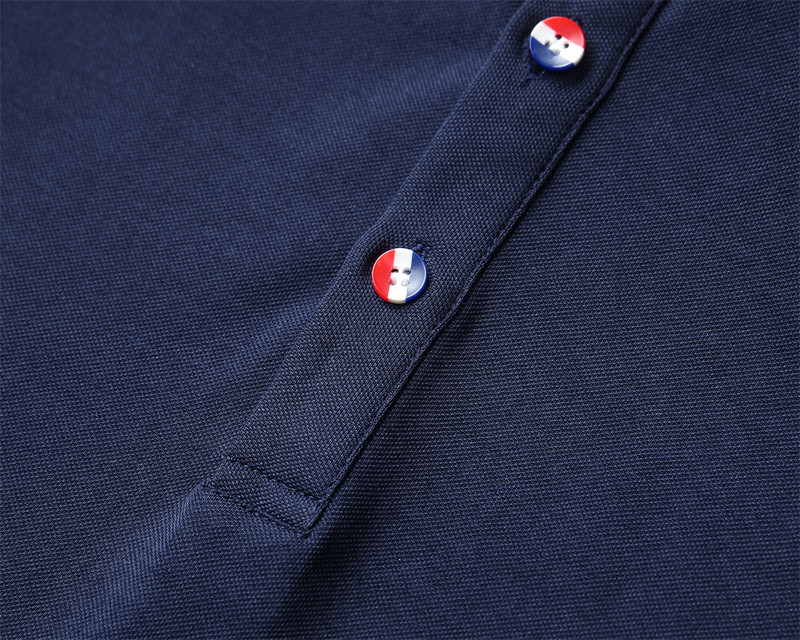 Uus kevadine äriline polo T-särk meestele pikkade varrukatega mood Spordirõivad vabaaja lai soliidne polo, reväär Meeste topsid, riided tee