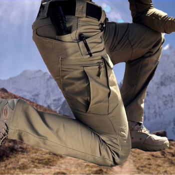 Στρατιωτικό τακτικό παντελόνι Ανδρικό ειδικό παντελόνι μάχης με πολλές τσέπες, αδιάβροχο, ανθεκτικό στη φθορά, φόρμες καθημερινής εκπαίδευσης Ανδρικά παντελόνια
