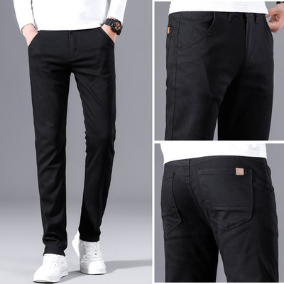 Vīriešu bikses pavasara rudens ikdienas bikses Sporta novājēšana 2022 Jaunas taisnas caurules mazas bikses 28-38 vīriešu bikses