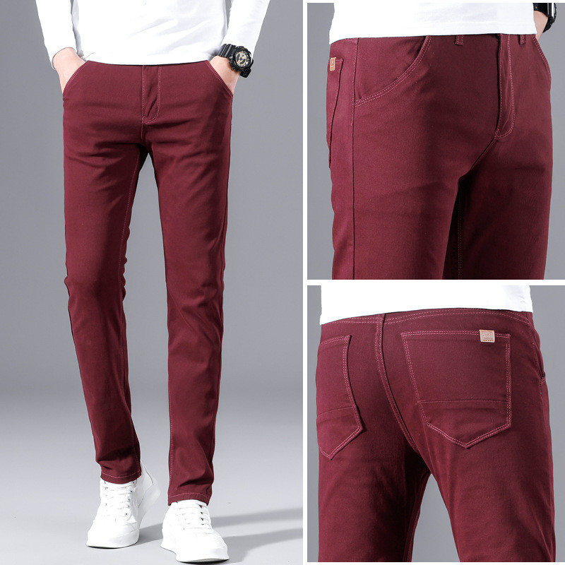 Muške hlače Proljeće Jesen Ležerne hlače Sportske hlače za mršavljenje 2022 Nove ravne hlače malih nogavica 28-38 Muške hlače