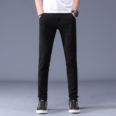 Pantaloni clasici pentru bărbați kaki casual 2023 New Business Fashion Pantaloni stretch din bumbac slim Fit Îmbrăcăminte de marcă masculină